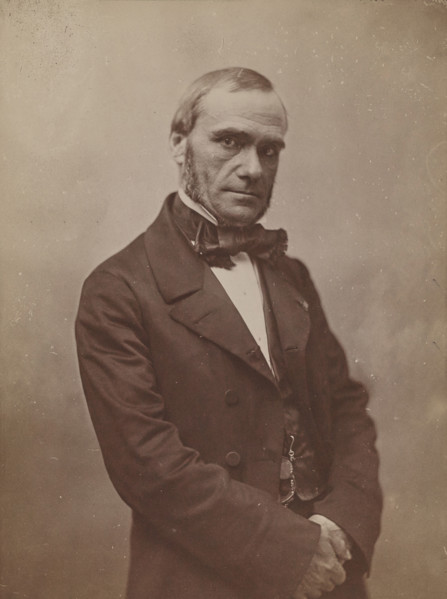 Paillard de Villeneuve, avocat, rédacteur de la Gazette des Tribunaux, 1855-1859.  Creator: Nadar.
