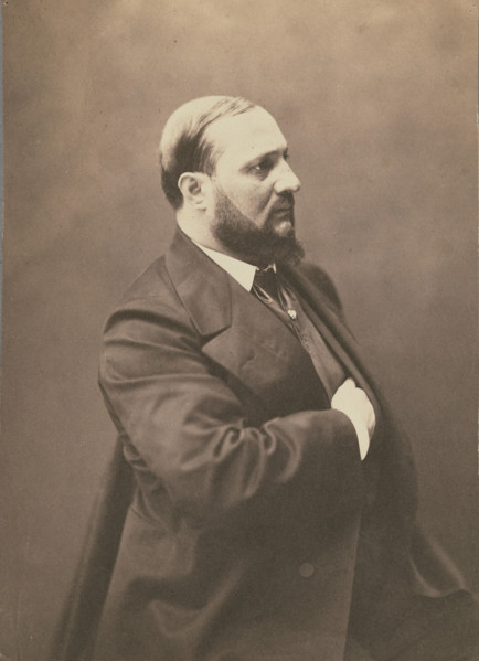 Enrico Tamberlik, tenor, 1855-1859. Creator: Nadar.