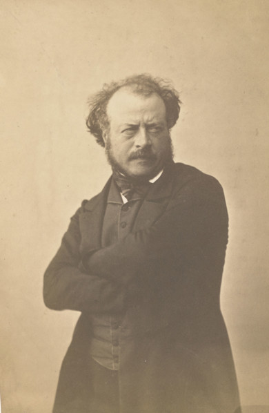Auguste Préault, 1854-1855. Creator: Nadar.