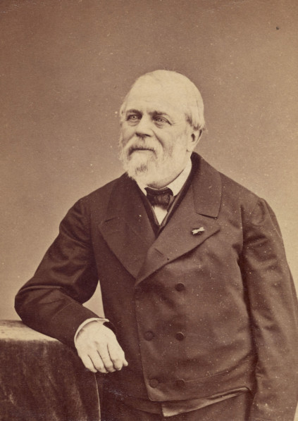 Gabriel de la Landelle, 1865-1869. Creator: Nadar.