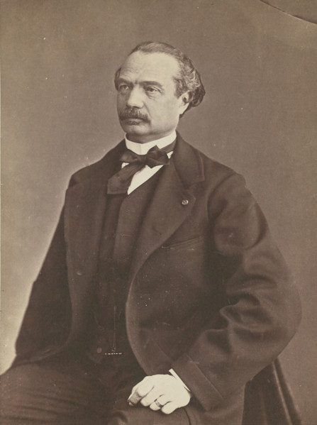Auguste Maquet, negative 1860-1861; print 1870-1879. Creator: Nadar.