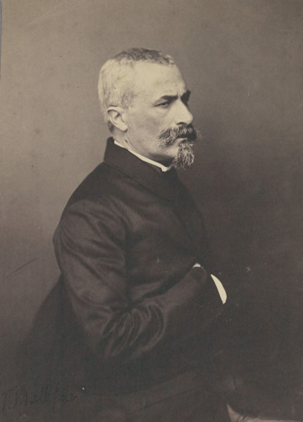 Félicien Mallefille, litterateur, 1860-1861. Creator: Nadar.