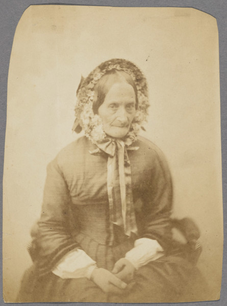 Mme. Augeron, 1854-1855. Creator: Nadar.