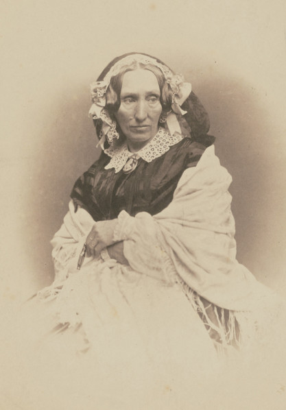 Mme Vernet mére, 1855-1859. Creator: Nadar.