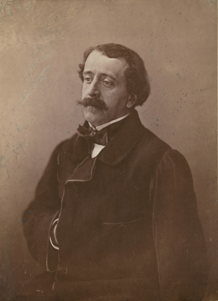 Paul de Saint-Victor, littérateur, negative 1855-1859; print 1870-1879. Creator: Nadar.
