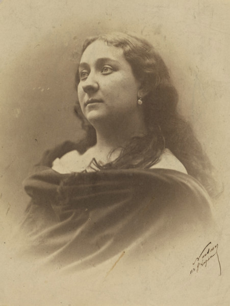 Susanne Lagier, artiste dramatique, 1855-1859. Creator: Nadar.