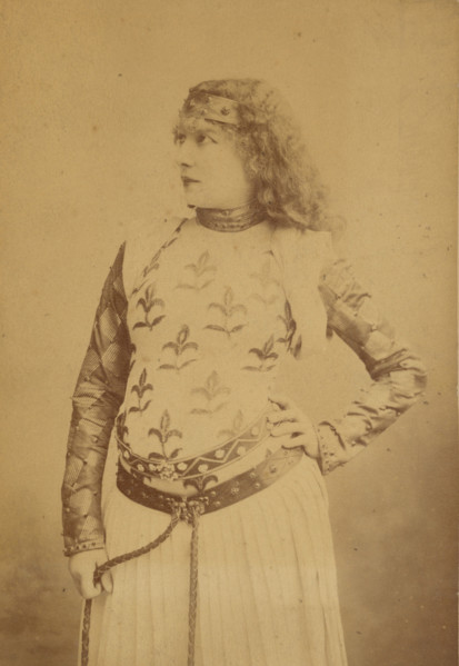 Sarah Bernhardt as Lady Macbeth, 1878-1900. Creator: Paul Nadar.