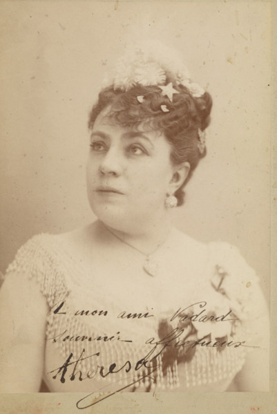 Theresa, about 1895. Creator: Paul Nadar.