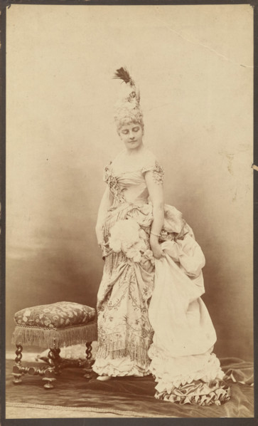 Mme de Porgès Countess Pourtales, about 1878. Creator: Paul Nadar.