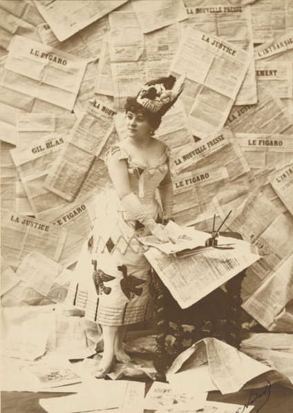 Mlle Beaumaine, Théâtre des Variétés, about 1900. Creator: Paul Nadar.