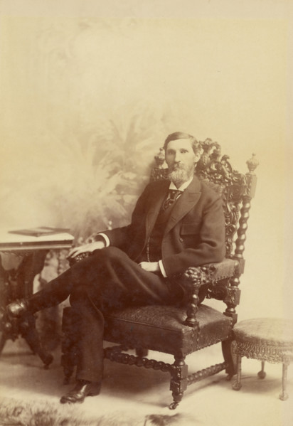 Portrait of a Man, 1894. Creator: Theodore C Marceau.