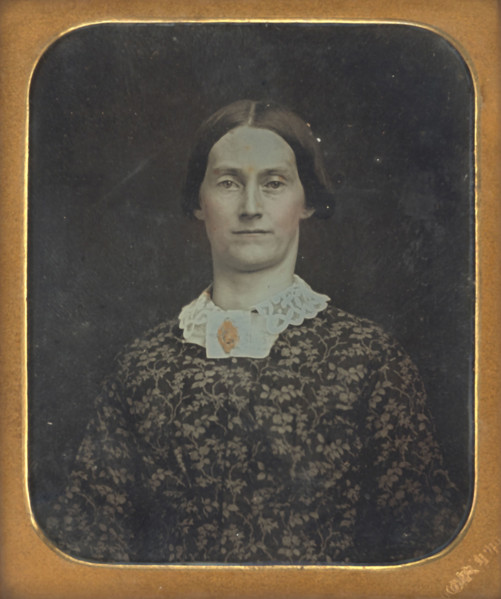 Portrait of a Seated Young Woman, about 1850-1855. Creator: William C North.
