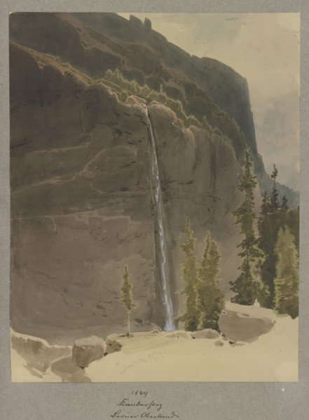 Kandersteg in the Bernese Oberland, c1849. Creator: Carl Theodor Reiffenstein.