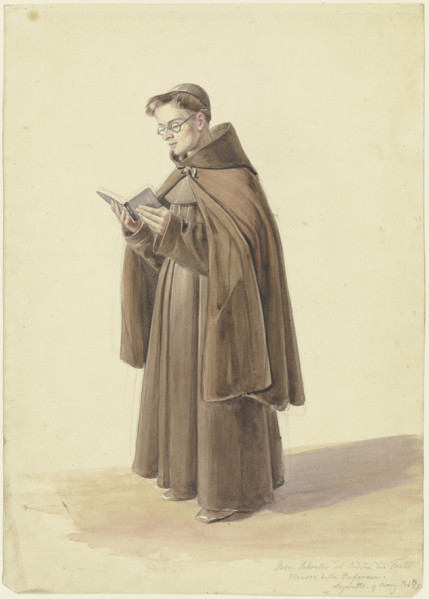 Padre Salvator del Ordine dei Frati Minori della Reforma, (1824?). Creator: Unknown.