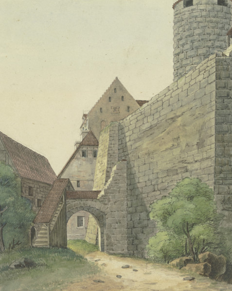 Colmberg Castle, mid-19th century. Creator: Karl Ballenberger.