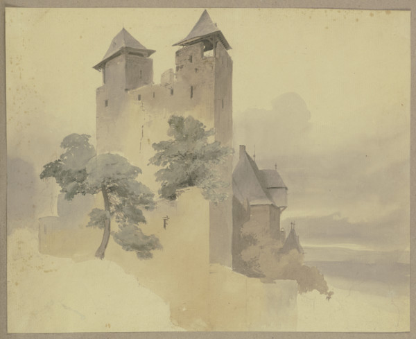 Hohlenfels castle, c1840-1890. Creator: Carl Theodor Reiffenstein.