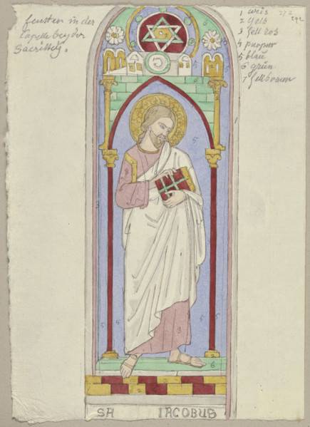 St James the Great, 1818-1843.  Creator: Johann Anton Ramboux.