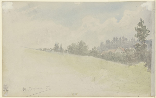 Sloping meadow, 1882. Creator: Jacob Hoffmann.