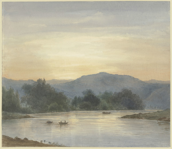 The Main near Kleinheubach, 1873. Creator: Ernst Morgenstern.