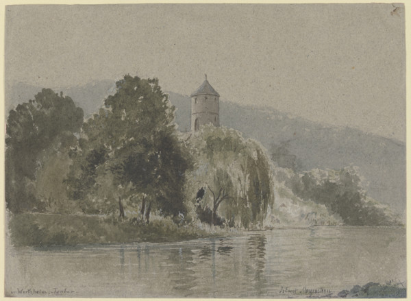 By the Tauber near Wertheim, c1880-1900. Creator: Ernst Morgenstern.