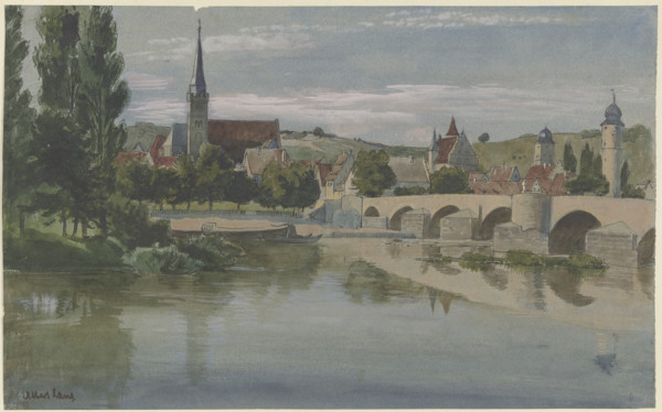 Ochsenfurt am Main, c1870-1900. Creator: Albert Lang.