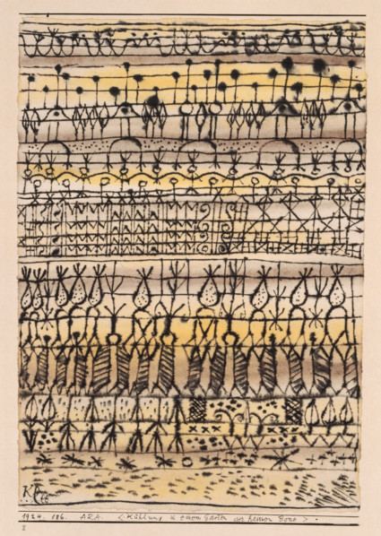 ARA. "Cooling in a Garden of the Torrid Zone", 1924. Creator: Paul Klee.