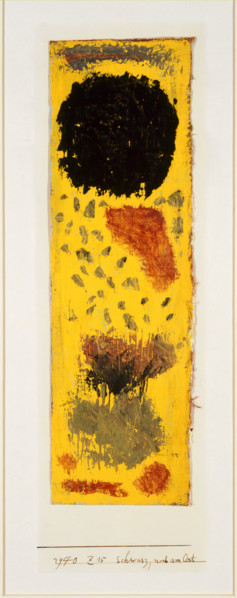 Schwarz, still on site, 1940. Creator: Paul Klee.