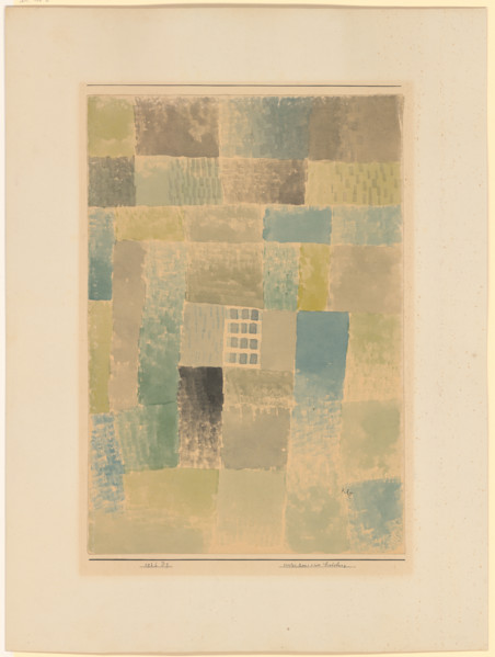 First House of a Settlement, 1926. Creator: Paul Klee.
