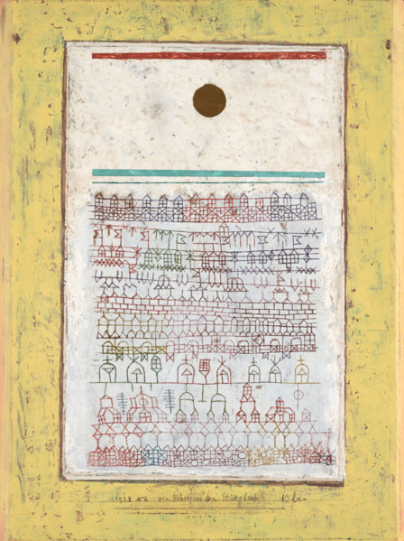 A Page from the Book of Towns, 1928. Creator: Paul Klee.