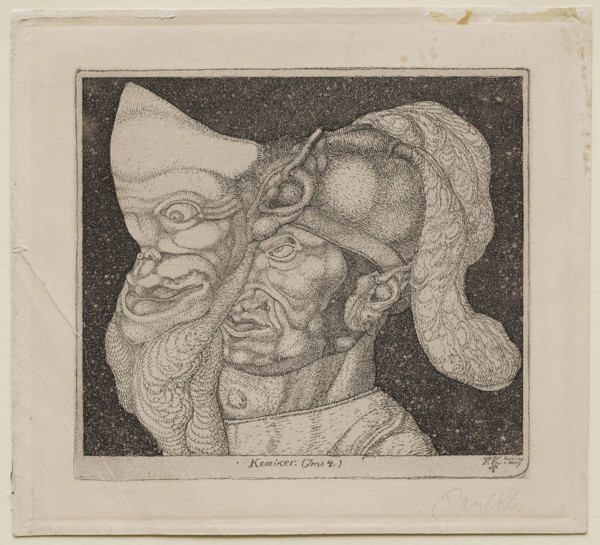 Comedian, (Invention 4), 1904. Creator: Paul Klee.
