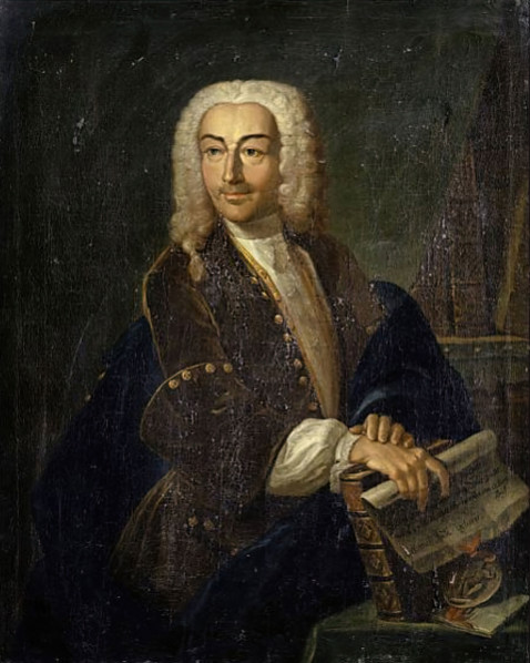Portrait of Counsellor Carl Friedrich Drollinger, 1738. Creator: Johann Rudolf Huber.