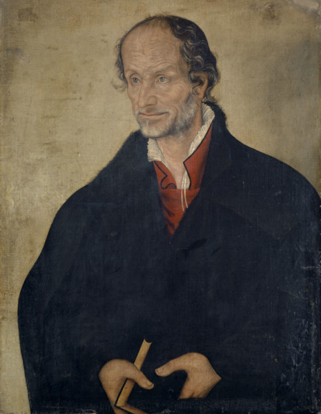 Portrait of Philipp Melanchthon, 1570. Creator: Lucas Cranach the Younger.
