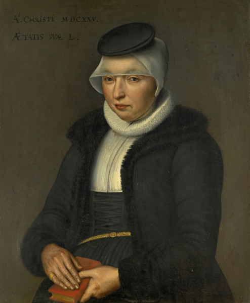 Portrait of Dorothea Wasserhuhn, Wife of Peter Ryff, 1625. Creator: Bartholomäus Sarburgh.