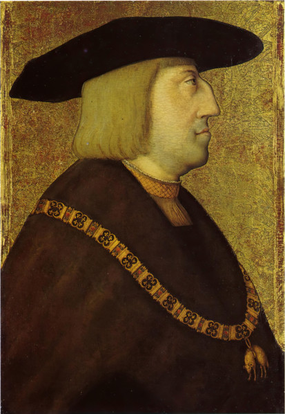 Portrait of Emperor Maximilian I, c1508. Creator: Bernhard Strigel.