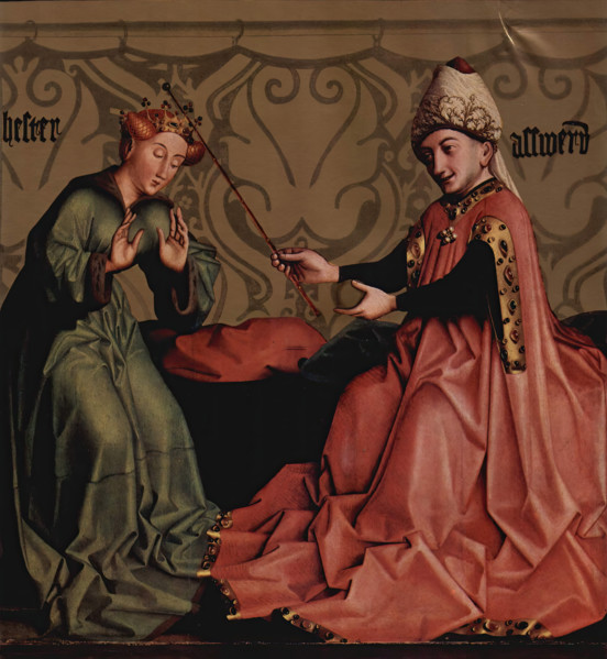 Esther before Ahasuerus, 1435. Creator: Konrad Witz.