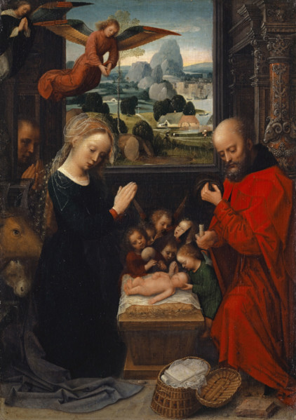 The Nativity, 1525. Creator: Adriaen Isenbrandt.