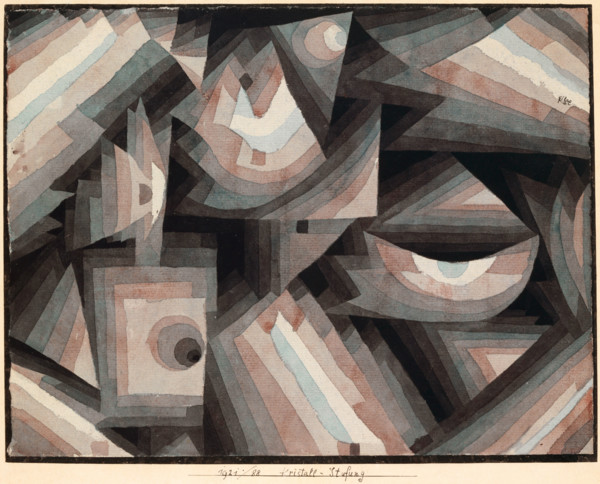 Crystal Gradation, 1921. Creator: Paul Klee.