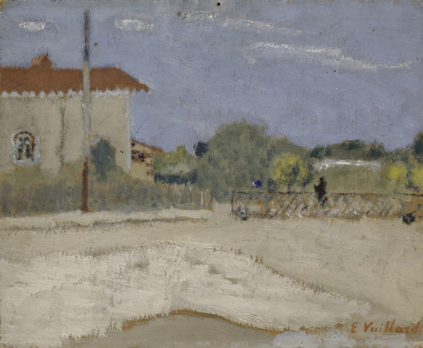 L'Etang-la-Ville station (L'Etang-la-Ville level crossing), c1900. Creator: Edouard Vuillard.