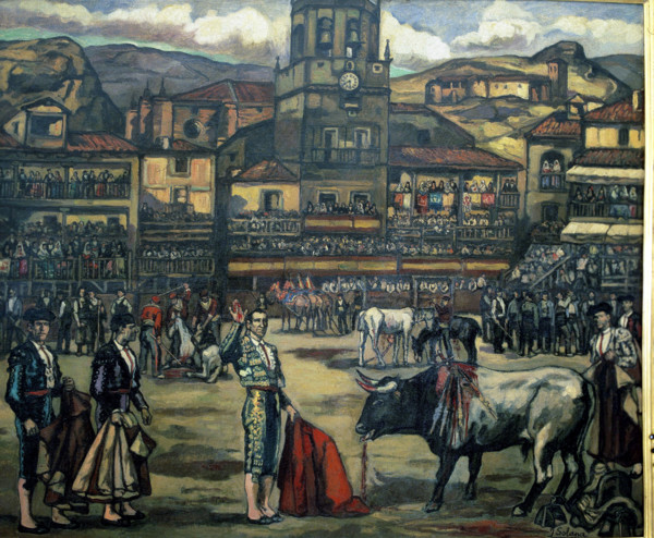 'Capea in Ronda', 1926-1927.  Creator: José Gutiérrez Solana.
