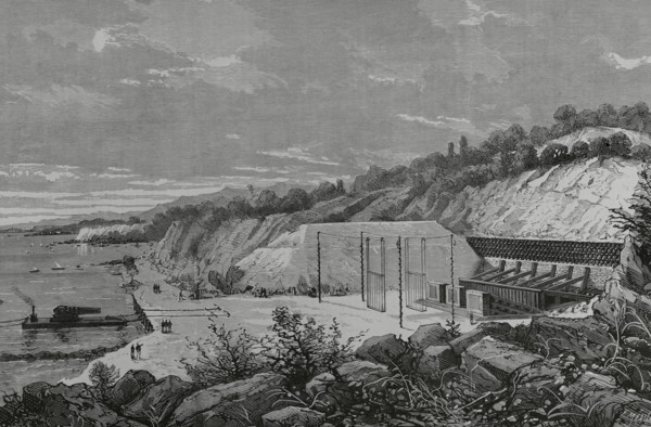 Muggiano Polygon, (La Spezia), Italy, 1883. Creator: Fortune Meaulle.