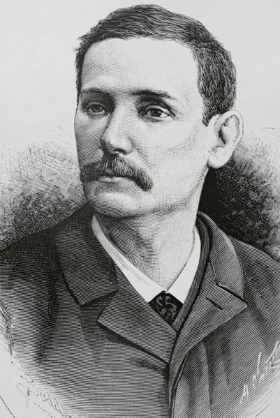 Benito Pérez Galdós, (1843-1920), Spanish novelist, playwright, chronicler and politician, 1883.  Creator: Arturo Carretero y Sánchez.
