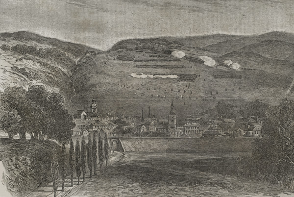 Franco-Prussian War (1870-1871): Battle of Saarbrücken (2 August 1870), 1870. Creator: Unknown.