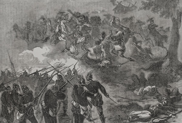 Franco-Prussian War (1870-1871): Battle of Sedan (1-2 September 1870).  Creator: Tomás Carlos Capuz.
