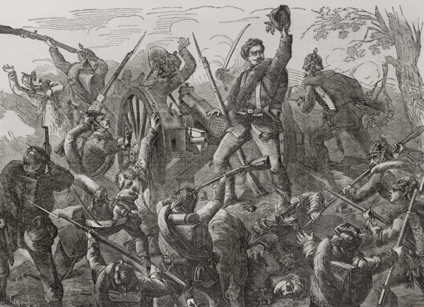 Franco-Prussian War (1870-1871): Battle of Wörth, 6 August 1870, 1870. Creator: Unknown.