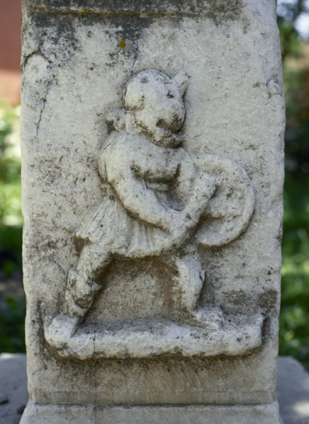 Relief of the Thraex, Aphrodisias (Anatolia, Turkey), 2000.  Creator: LTL.