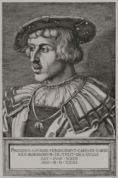 Ferdinand I, (1503-1564), Holy Roman Emperor from 1558, following the abdication of Charles V, 1877. Creator: Unknown.