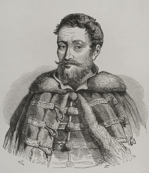 Portrait of István Werboczy, (h. 1458-1541), Hungarian legal theorist and statesman, 1856.  Creator: Unknown.