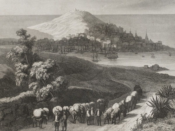General view of the city of La Coruna, Galicia, Spain, 1853.  Creator: Unknown.