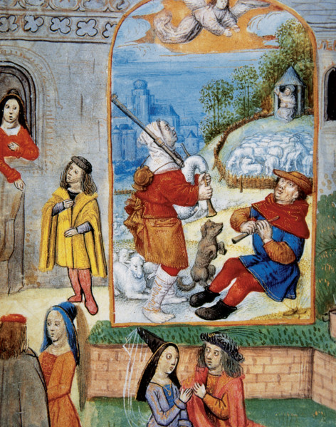 Miniature from the 15th century depicting the life of the villagers, c15th century. Creator: Unknown.
