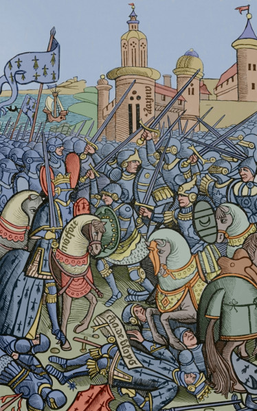 Battle of Auray, (29 September 1364), 1514 (1877).  Creator: Unknown.